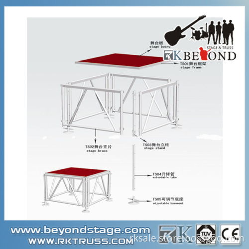 RK On Sale Aluminum Mobile Stage Podium